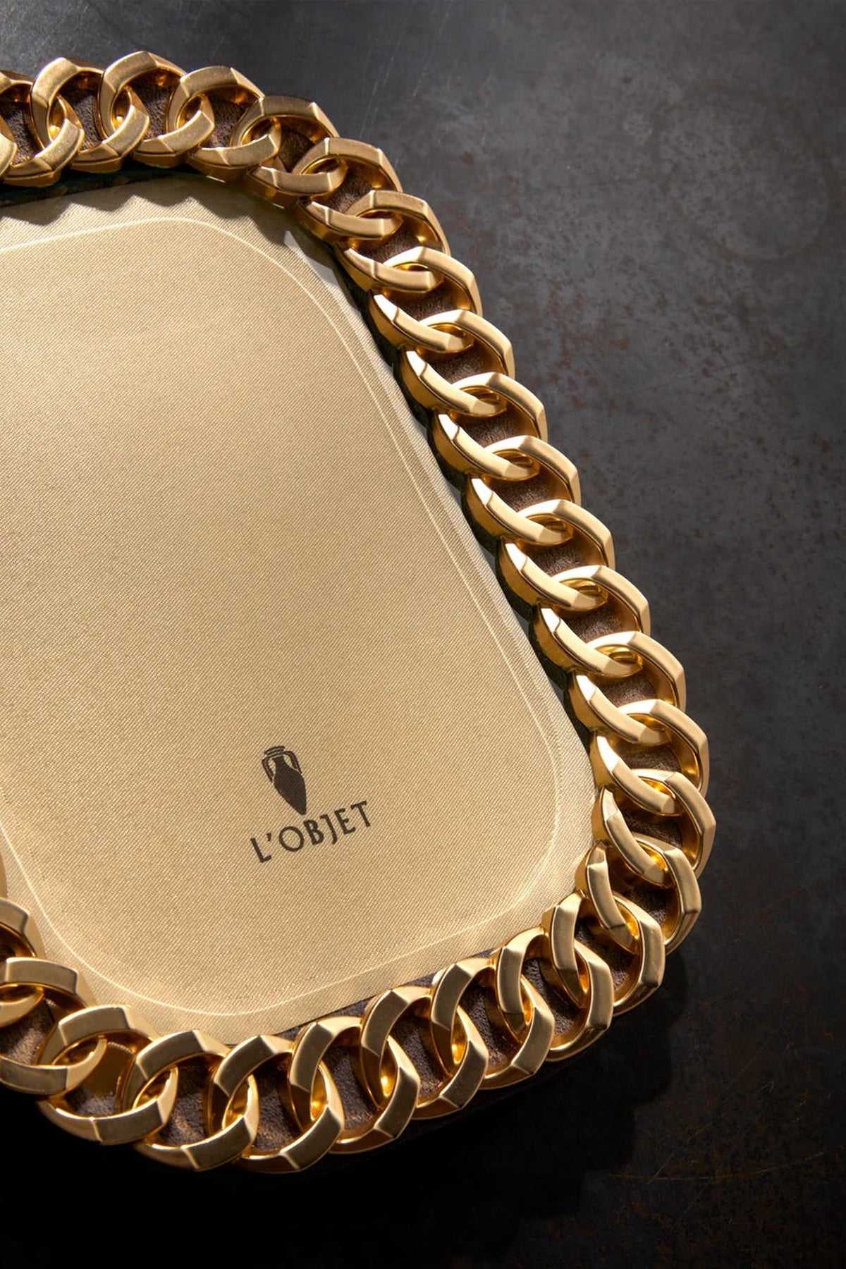 Petit cadre « Cuban link » - Or