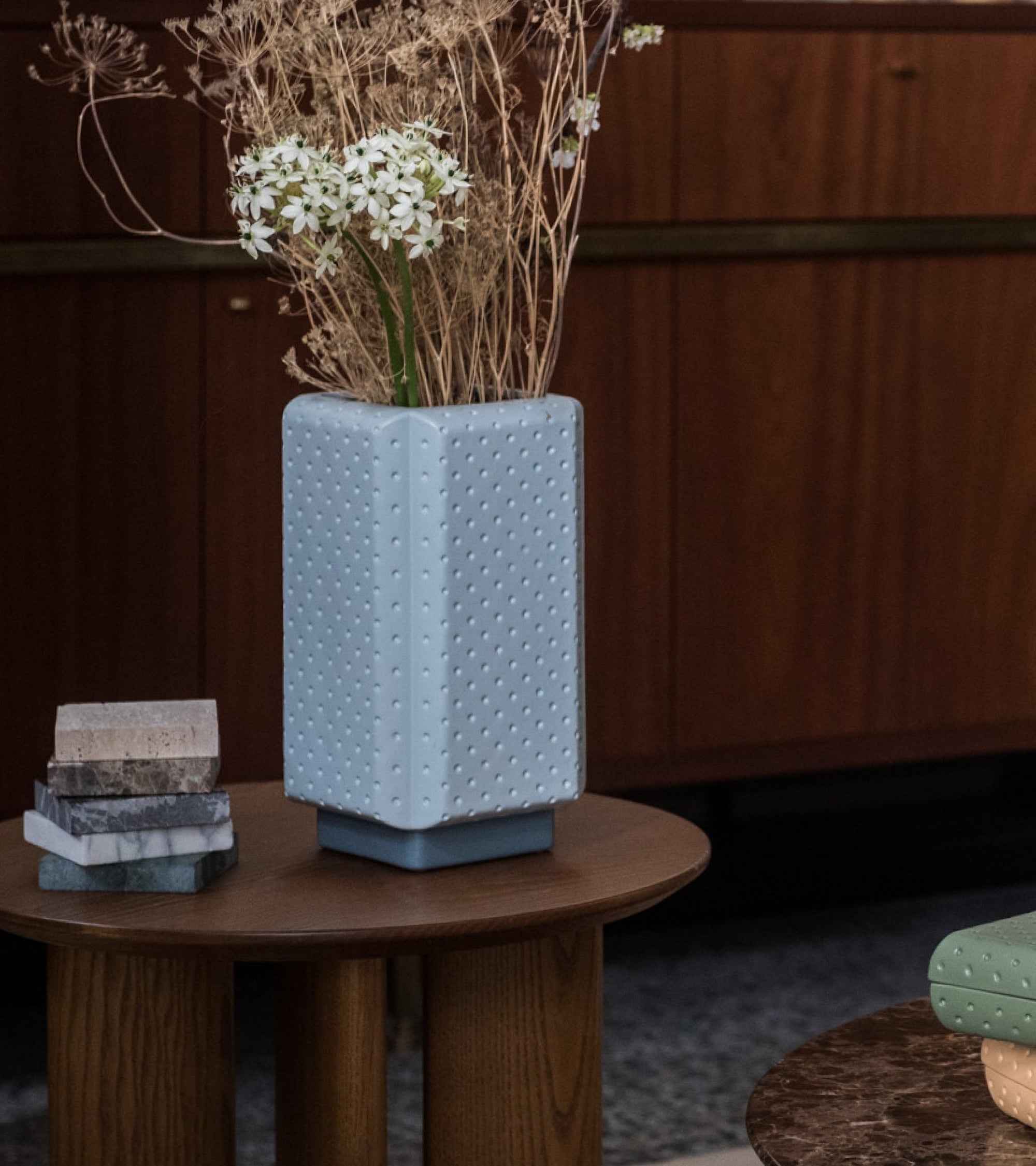 Vase Paris-Milano - Cristina Celestino pour The Socialite Family - Bleu