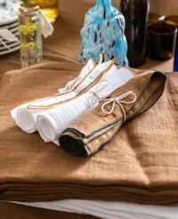 Nappe Tavola en lin - Caramel
