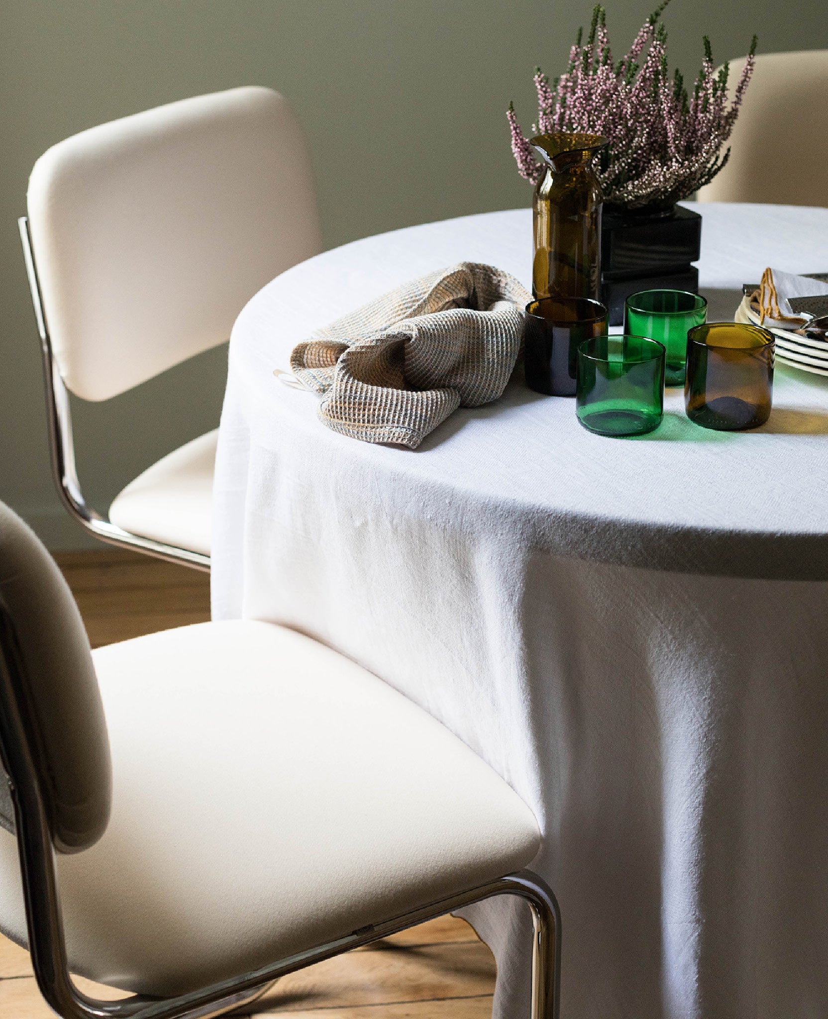 Nappe Tavola en lin - Blanc
