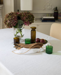 Serviette de table Tavola en lin - Blanc