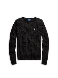 Fitted cable jumper - Polo Black & White Pp