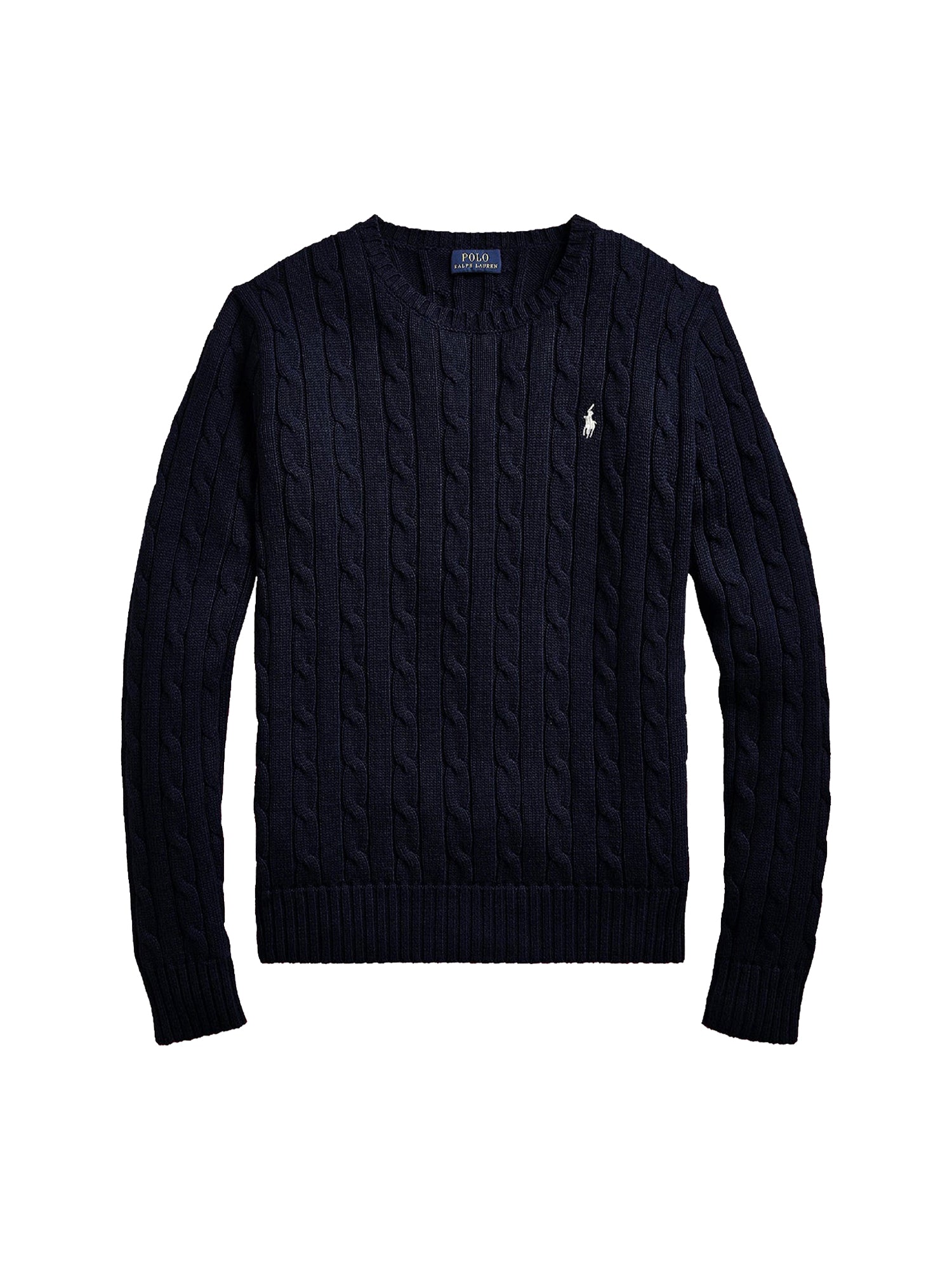Pull Julianna en coton torsadé - Hunter Navy