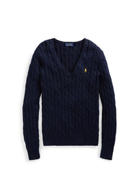 Pull Kimberly en coton torsadé - Hunter Navy