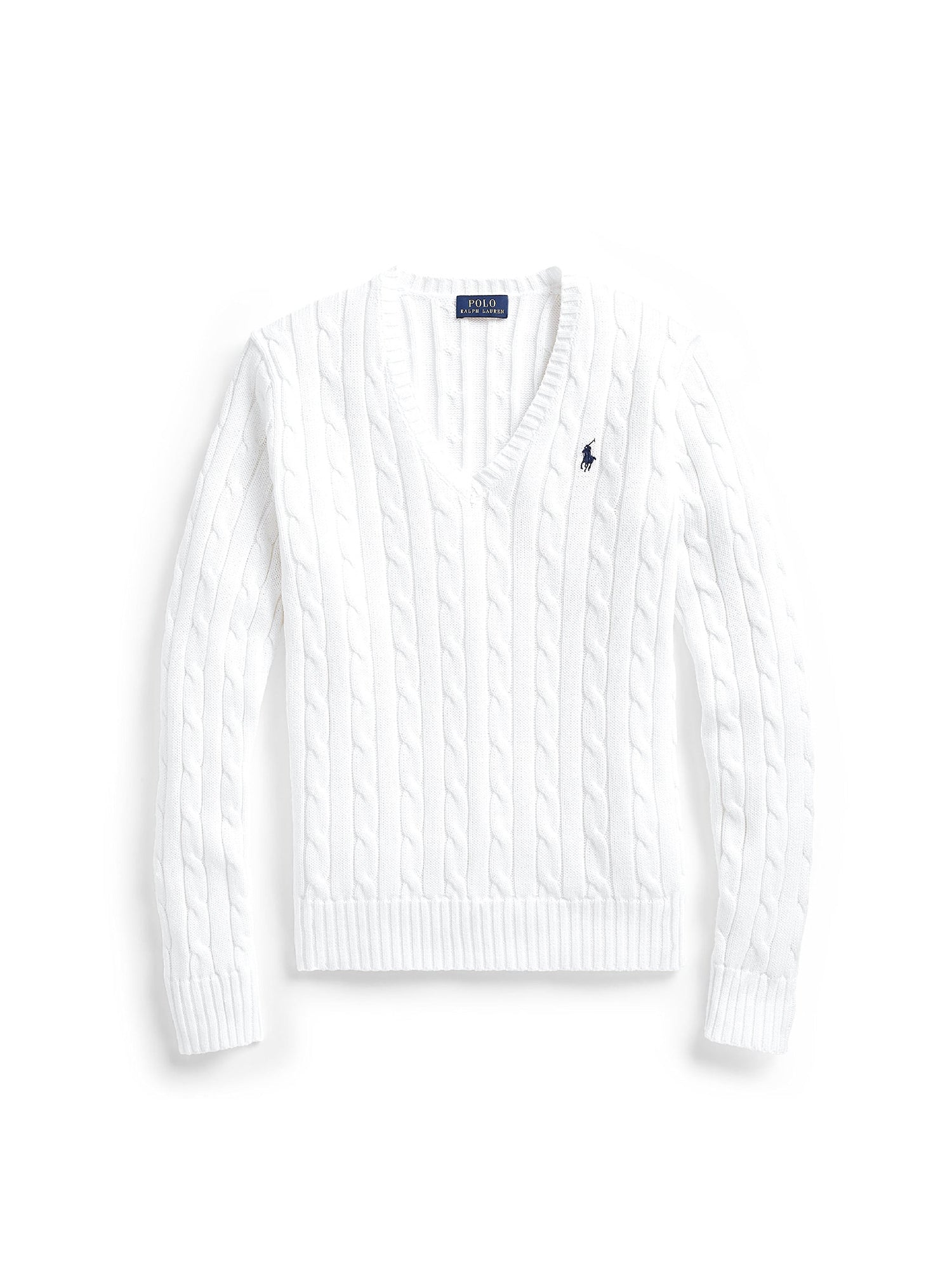 Pull en coton torsadé - White