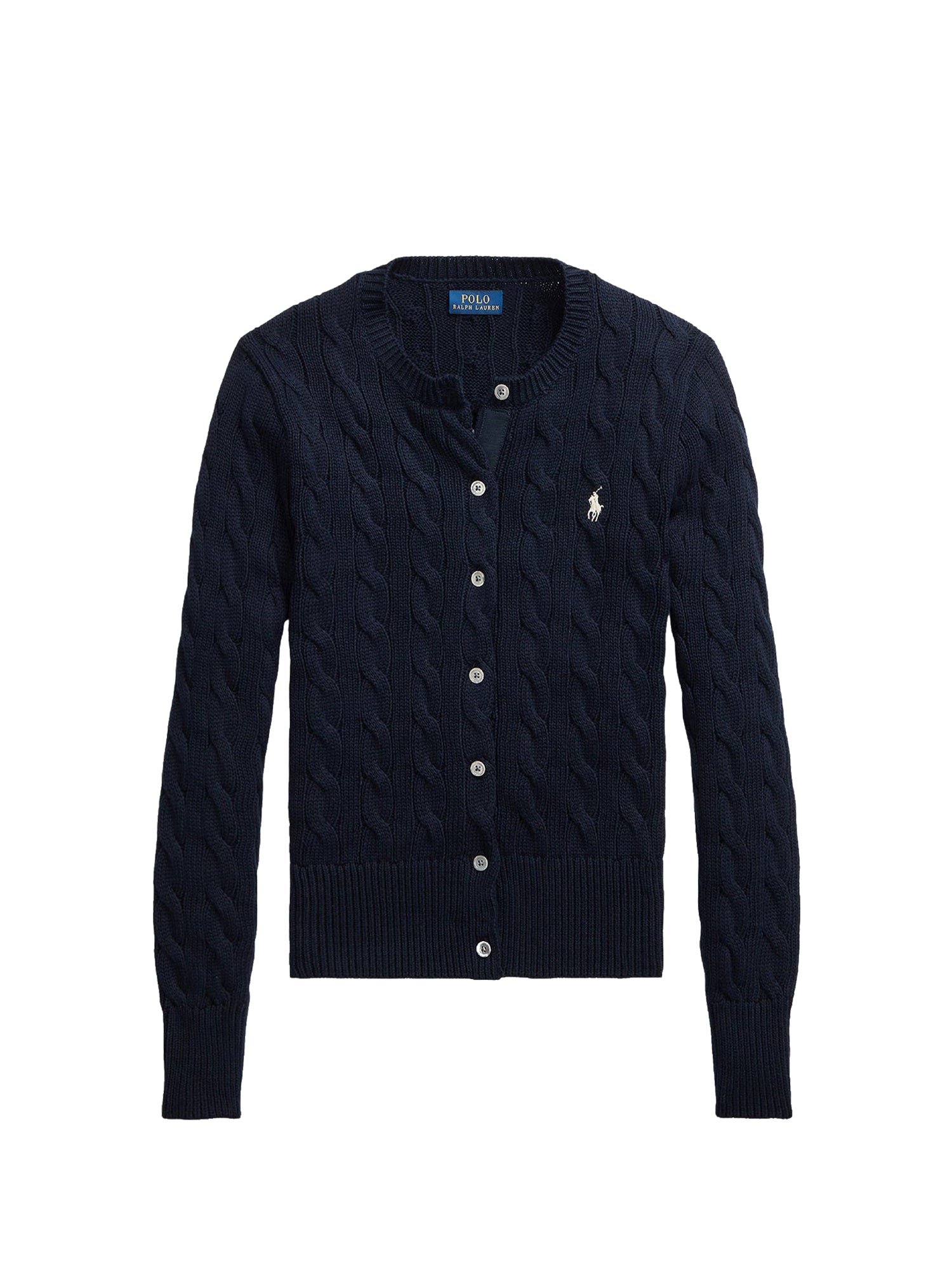 Cardigan en coton torsadé - Hunter Navy