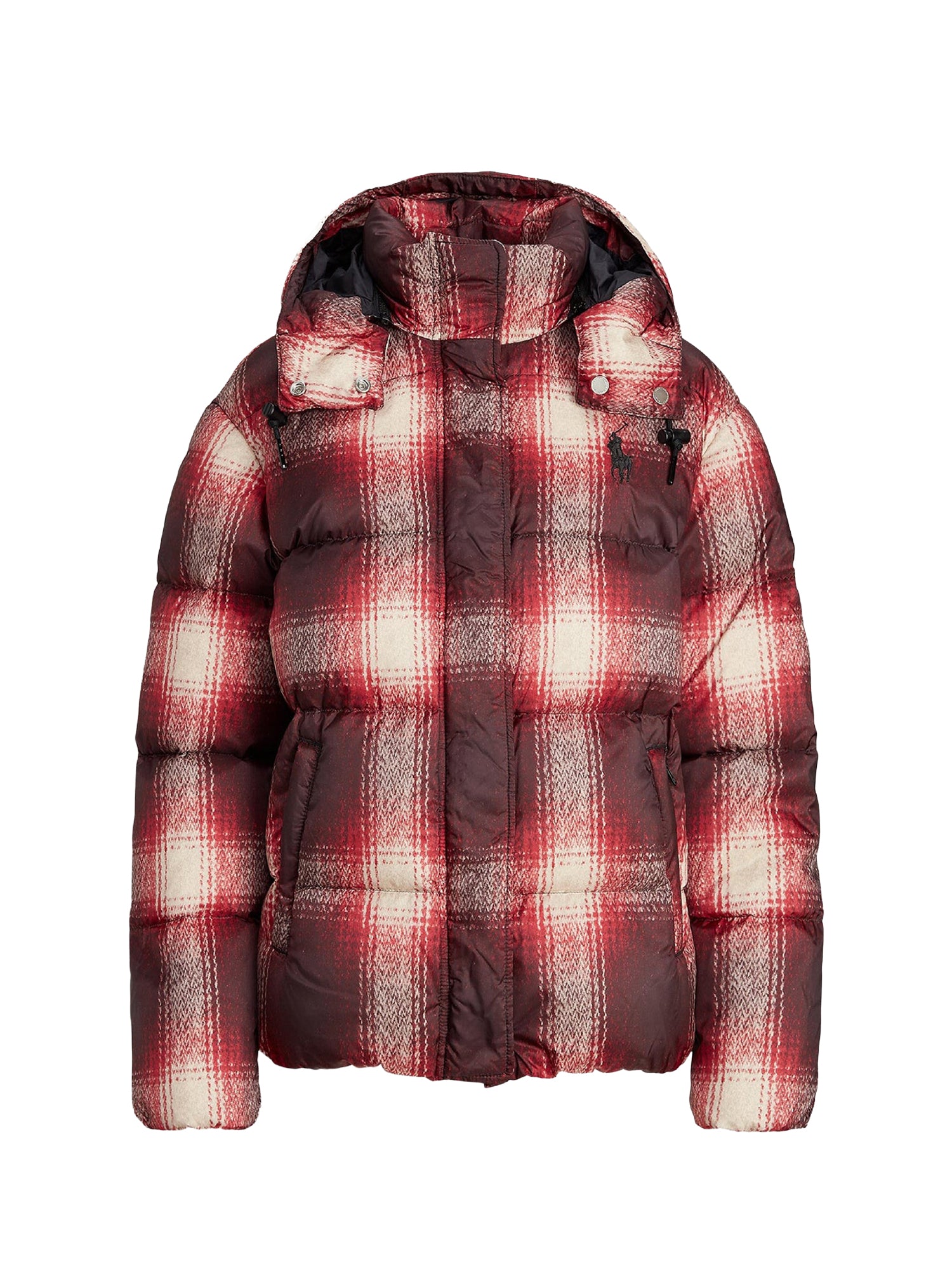Doudoune - Black, Red & Cream