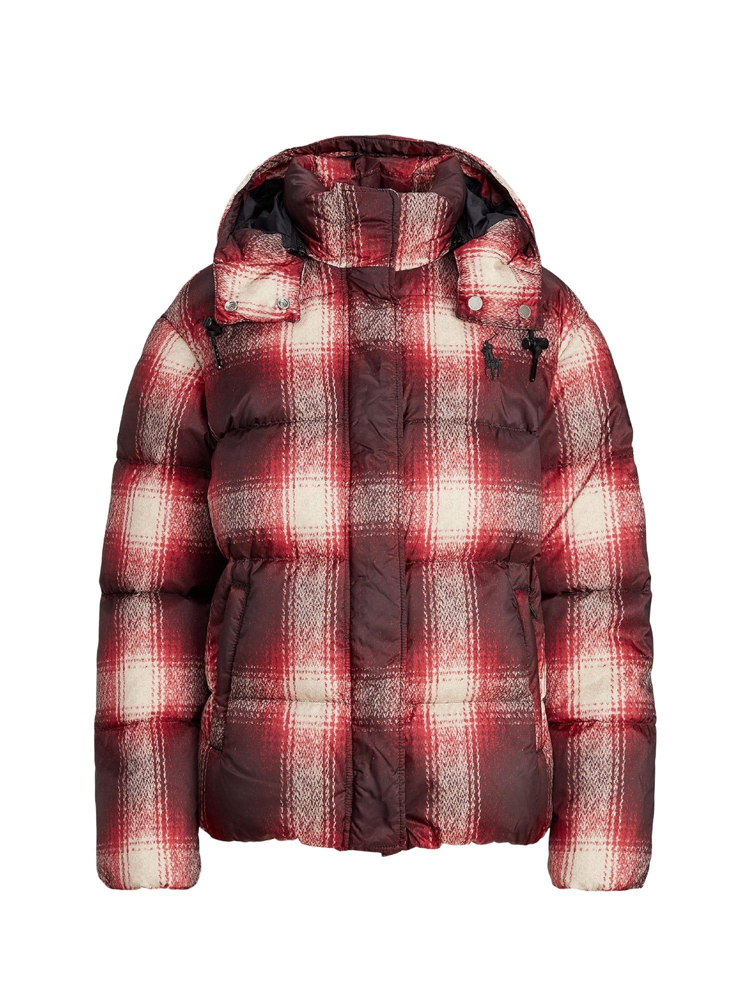 Doudoune - Black, Red & Cream