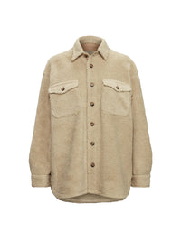 Chemise en sherpa - Spring Beige