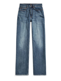 Jean à coupe droite et taille haute - Telesto Wash