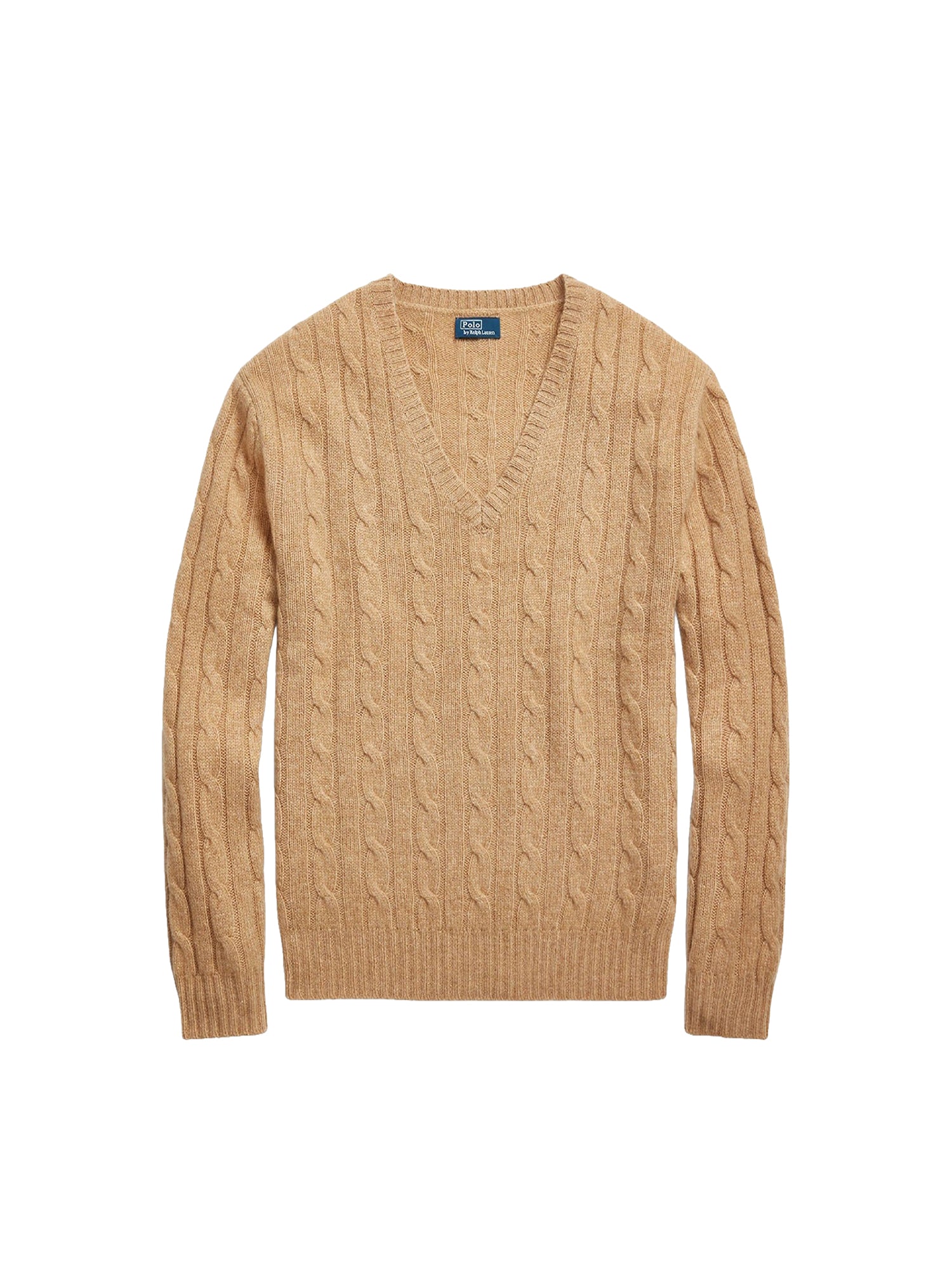 Pull torsadé décontracté en cachemire - Collection Camel Melange
