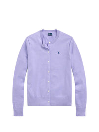 Cotton blend cardigan - Lavender