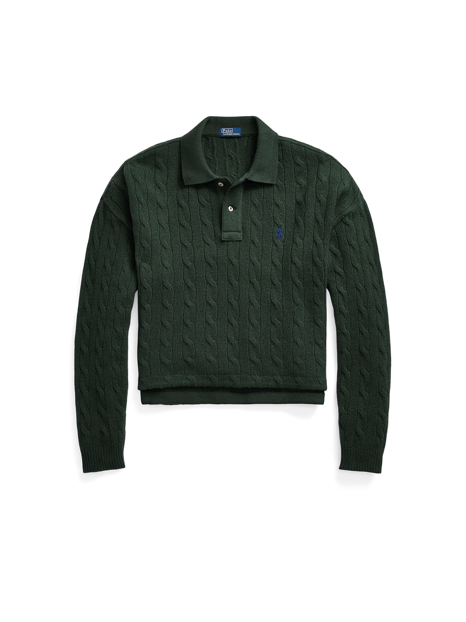 Polo torsadé laine et cachemire - Mallard