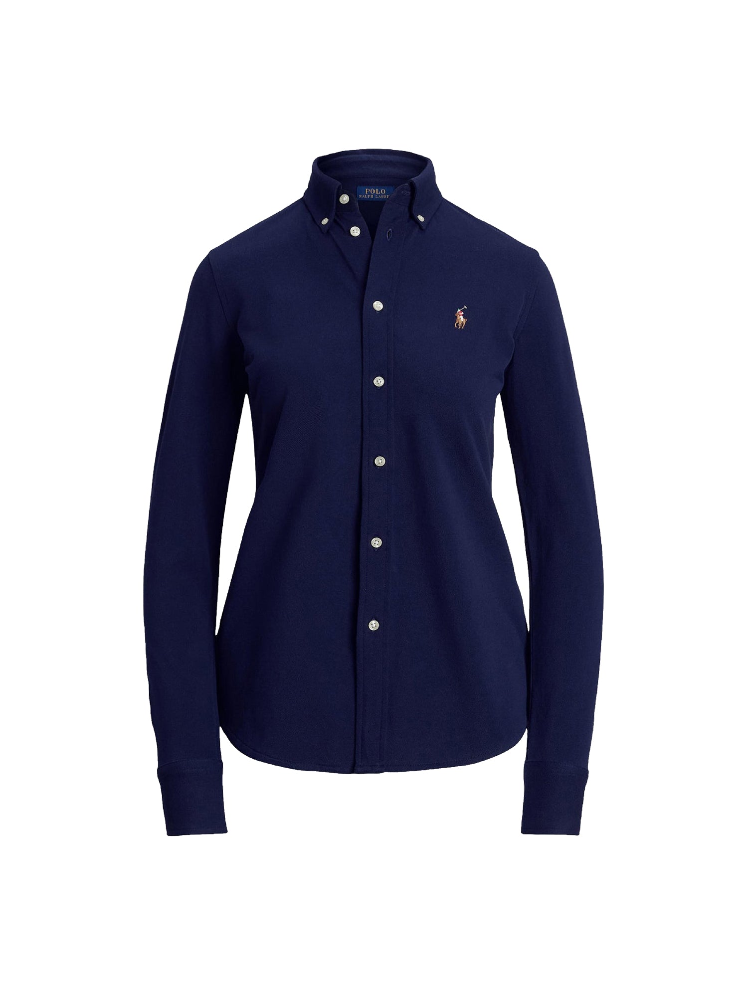 Chemise Oxford cintrée en coton - Cruise Navy