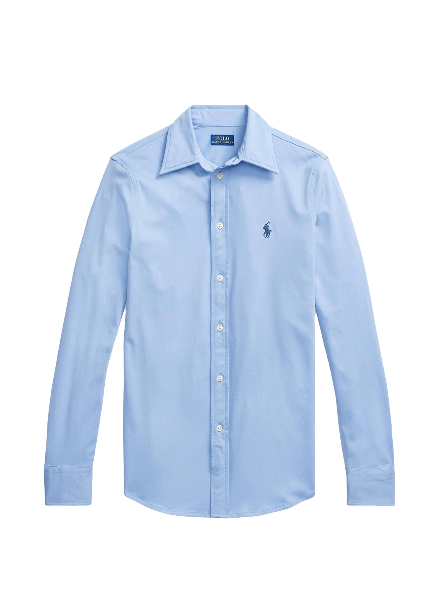 Chemise en coton interlock - Dress Shirt Blue
