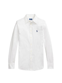 Chemise en coton interlock - White