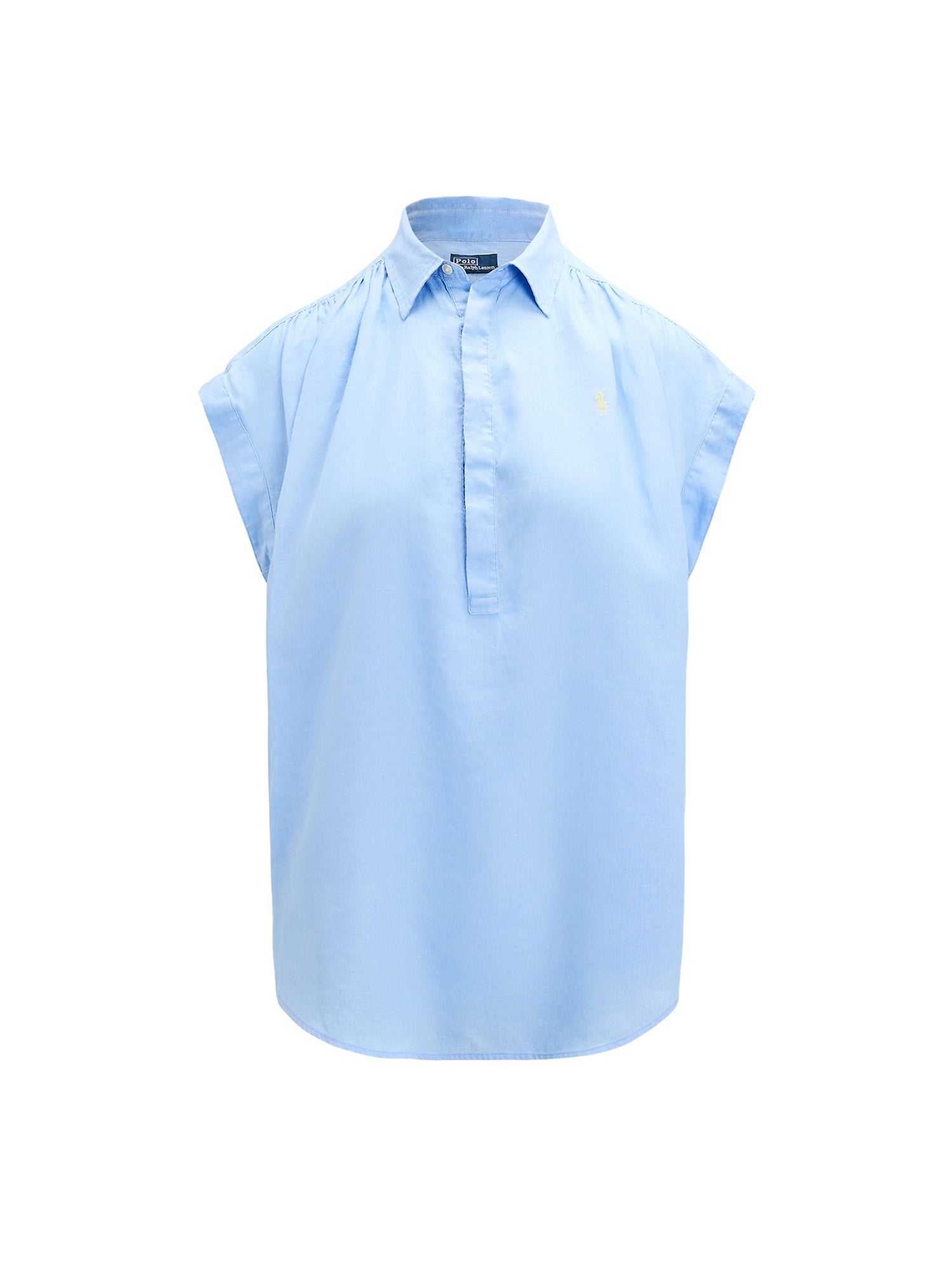 Chemise en lin à enfiler - Austin Blue