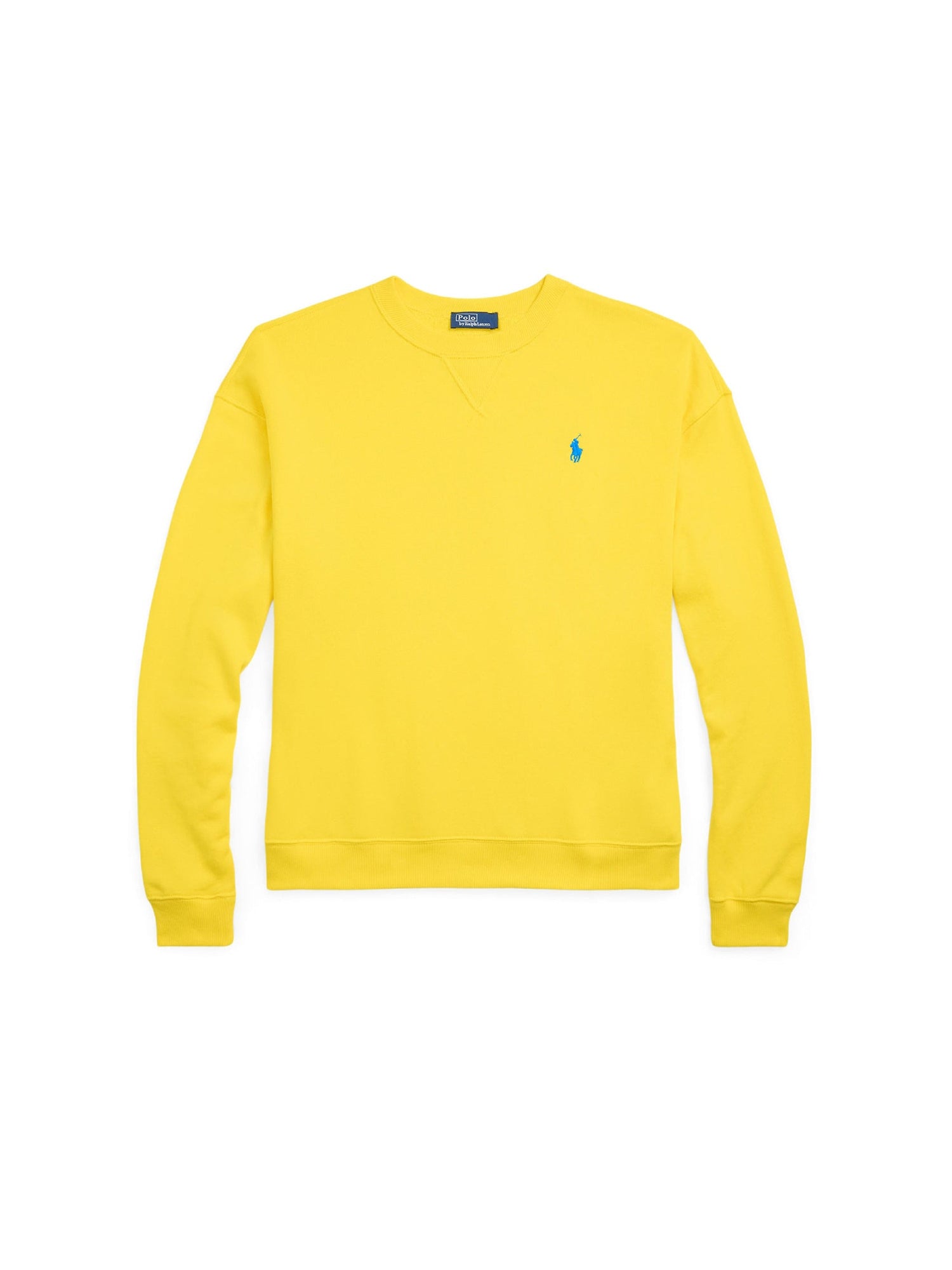 Pull col rond en molleton léger - Lemon Crush