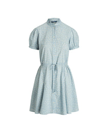Robe fleurie cordon de serrage en coton - Mini Tulip Floral