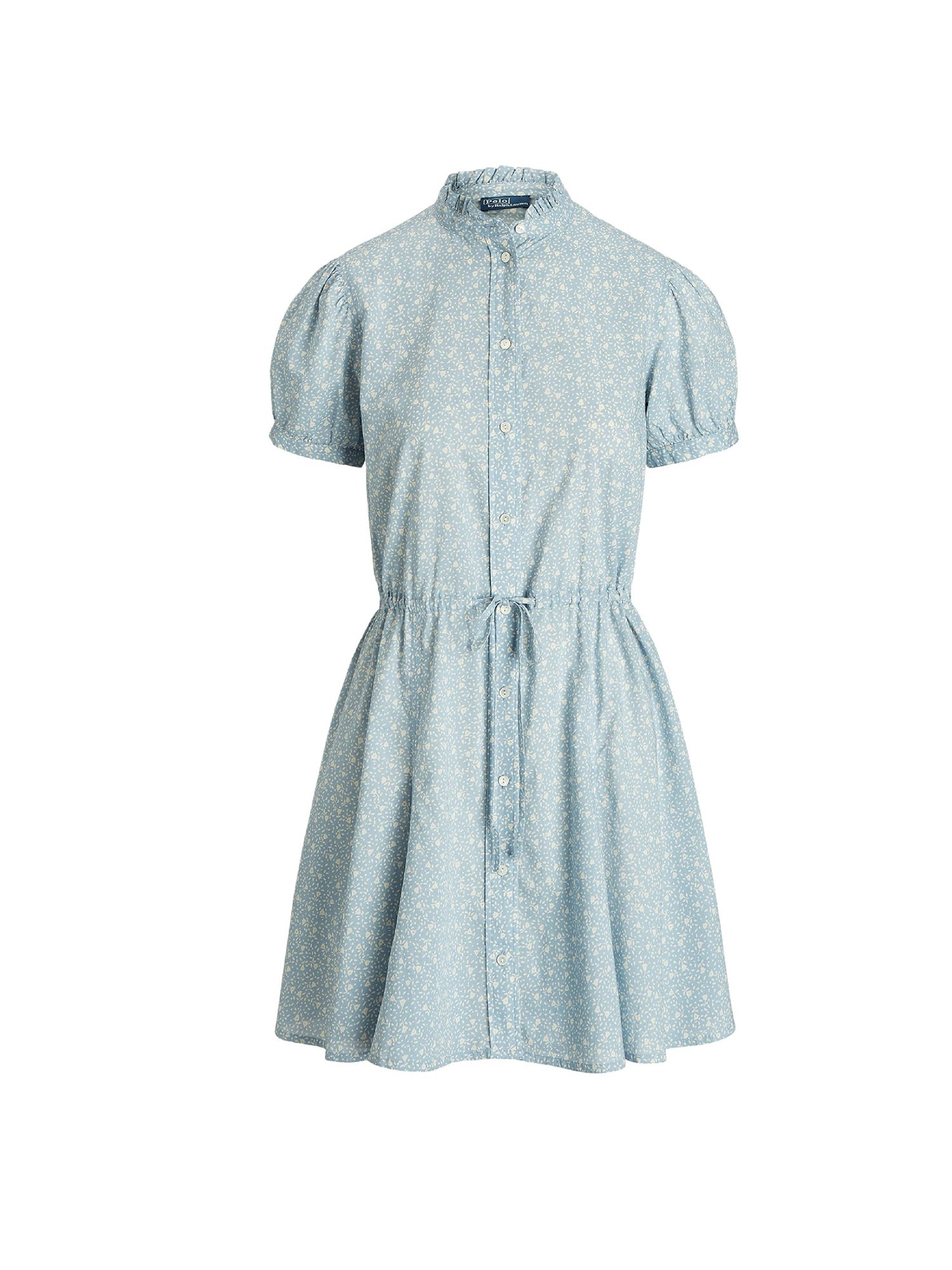 Robe fleurie cordon de serrage en coton - Mini Tulip Floral