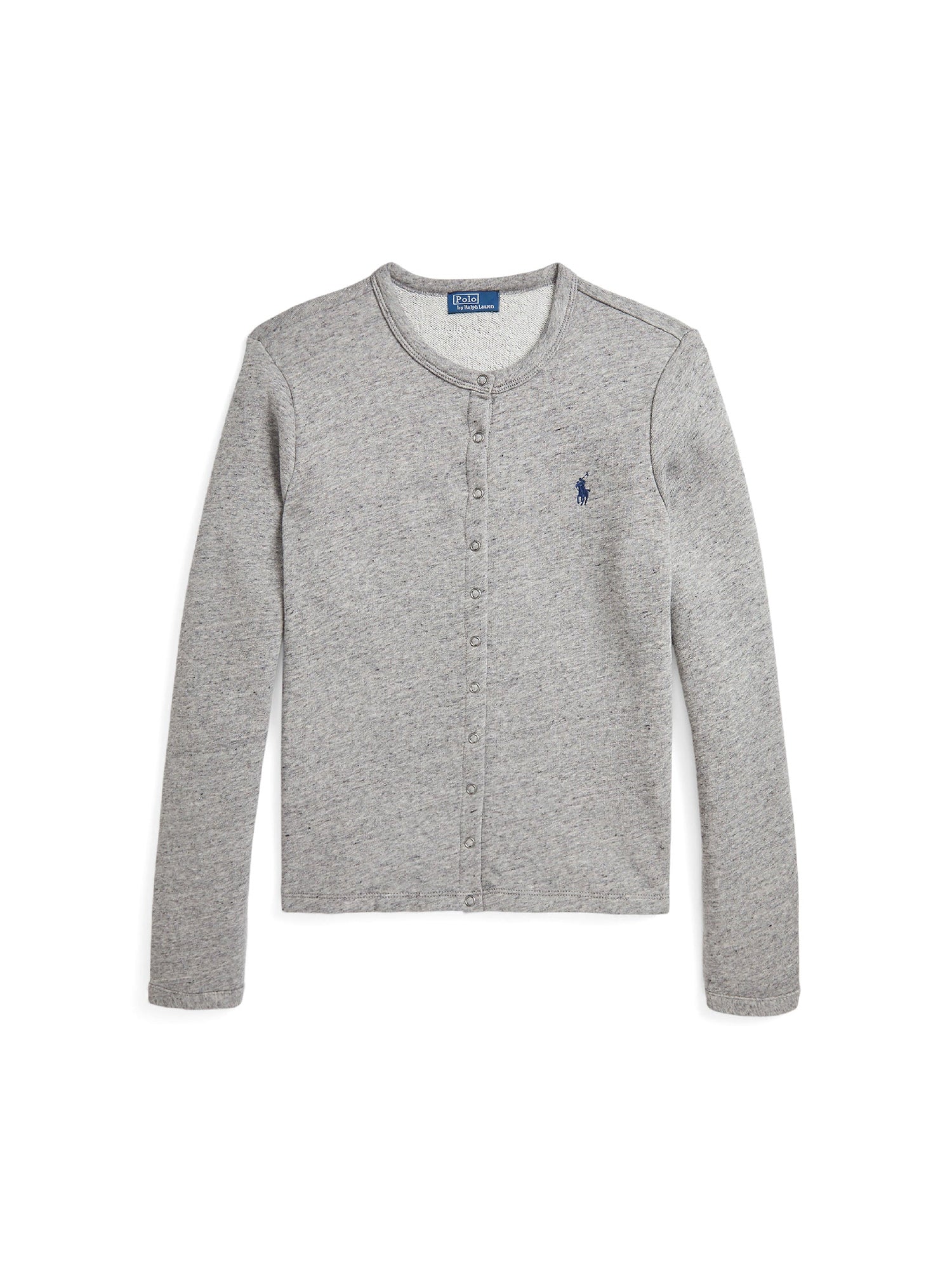 Cardigan en coton bouclé - Dark Vintage Heather