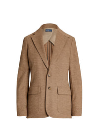 Blazer à chevrons en laine - Tan Herringbone
