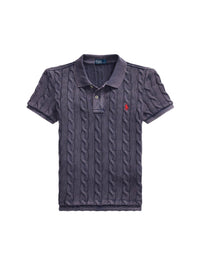 Twisted polo shirt - Newport Navy