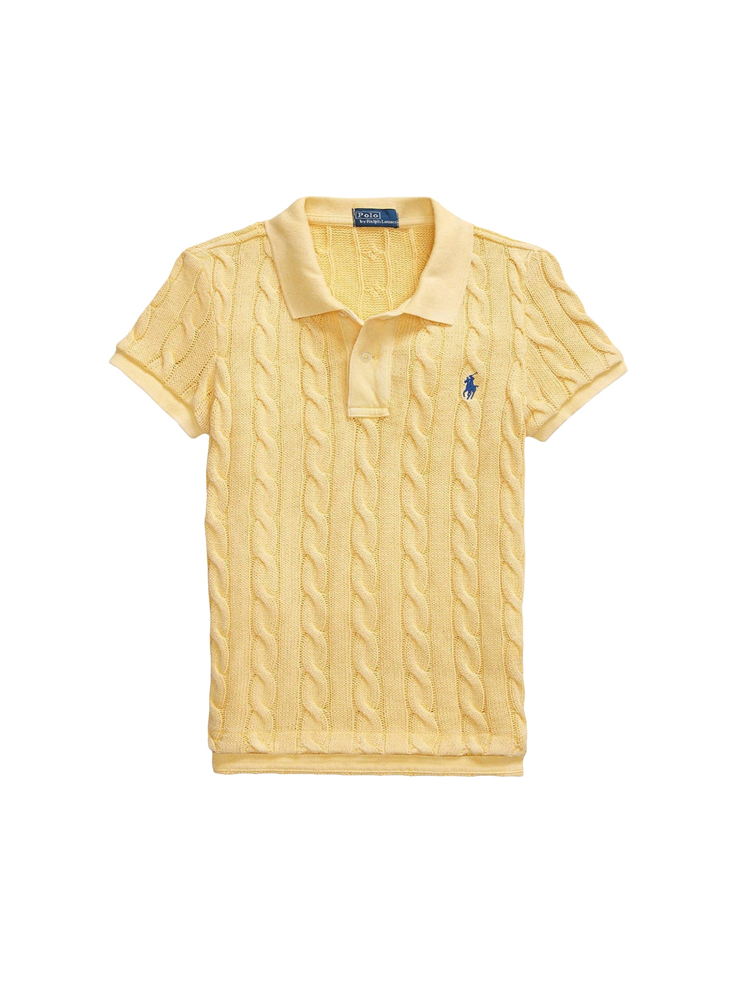Twisted polo shirt - Fall Yellow