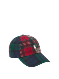 Oxford cotton tartan cap - Fun Plaid & Multicolour