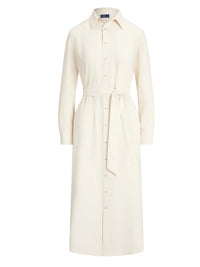 Robe-chemise en satin - Mascarpone Cream