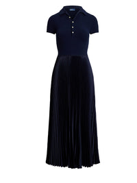 Polo dress with pullover top - Hunter Navy