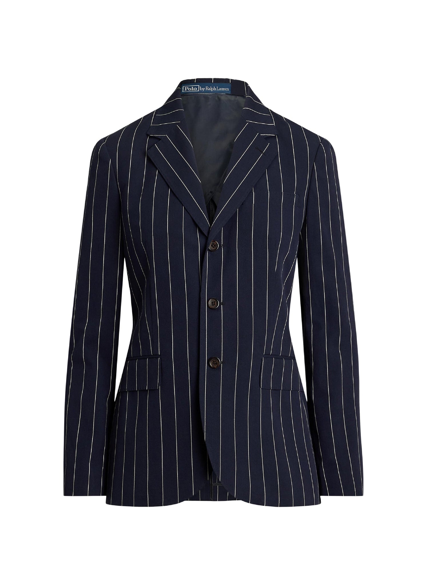Single breasted milleraie blazer - Navy & Cream