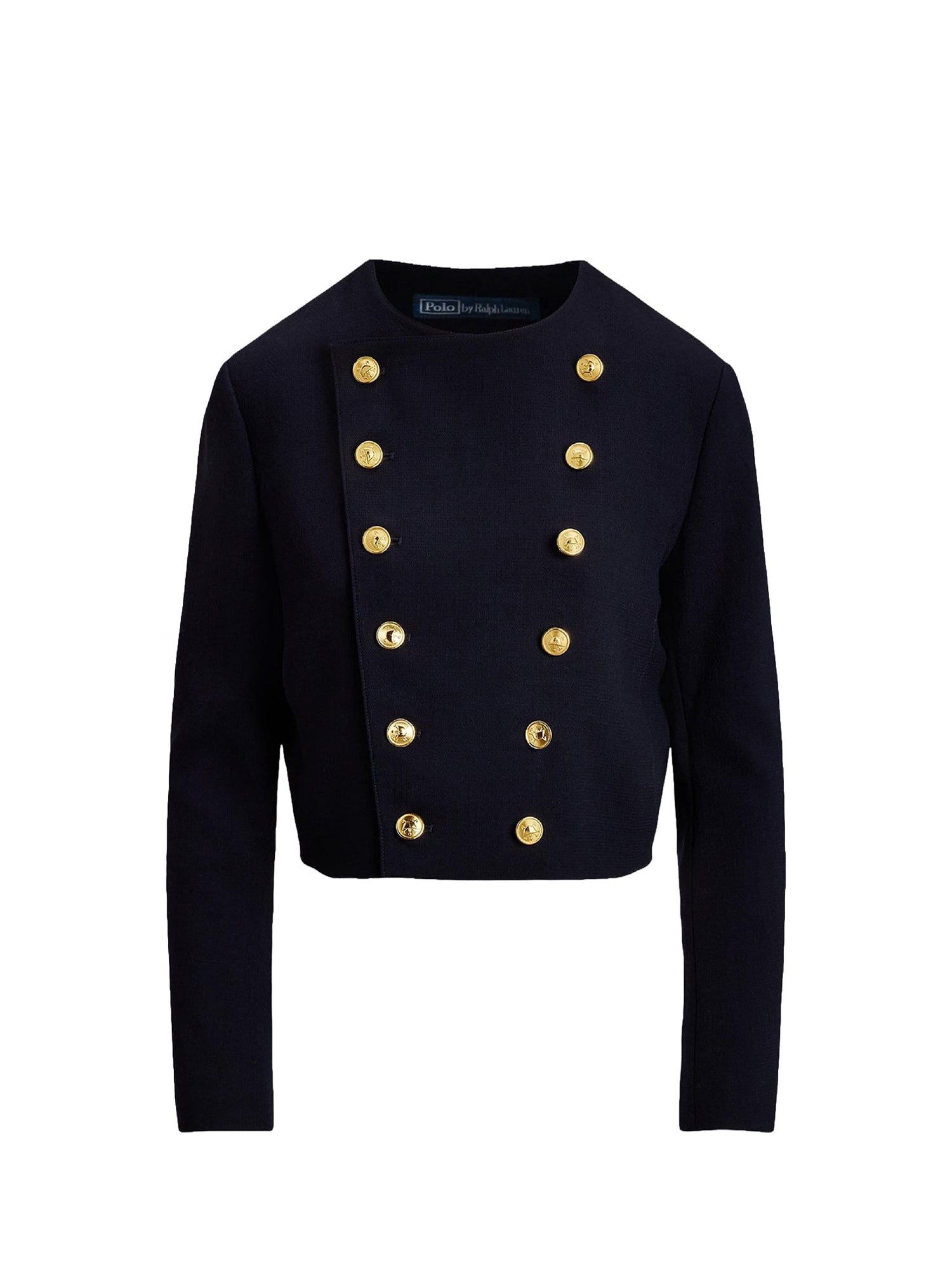 Short jacket in wool crepe - Worth Navy
