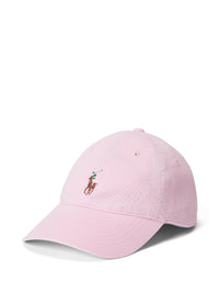 Casquette baseball sergé coton stretch - Carmel Pink