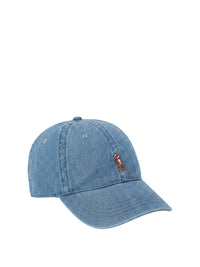 Casquette de baseball en denim - Medium Wash