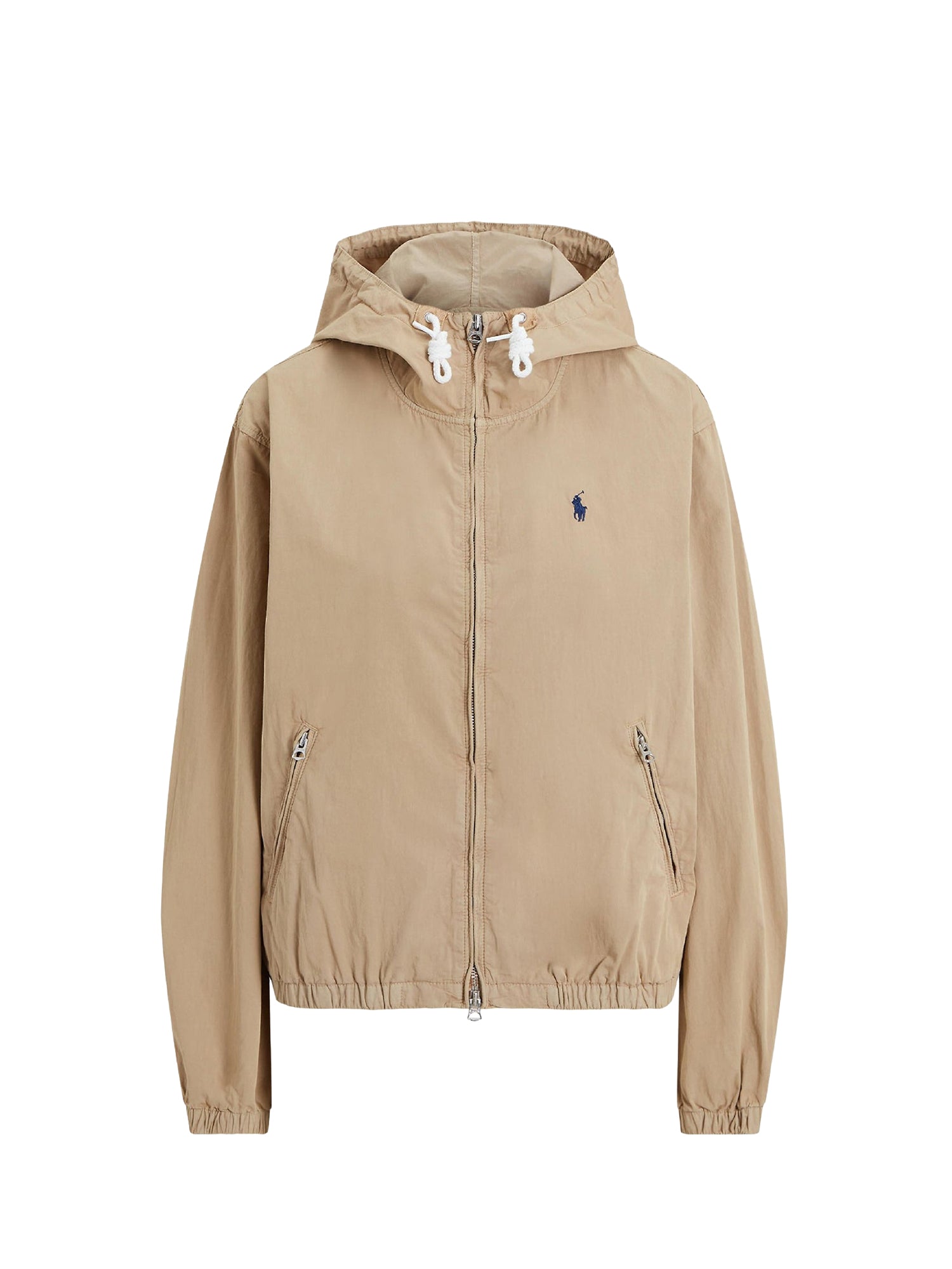 Twill hooded jacket - Cafe Tan