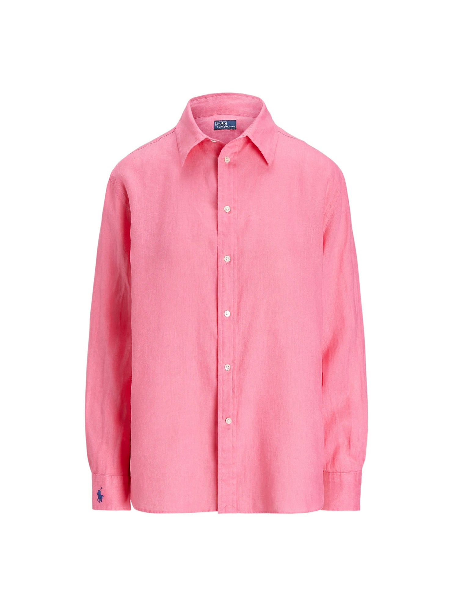 Chemise Oversize Fit en lin - Hot Fuchsia