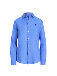 Classic linen shirt - Harbor Island Blue