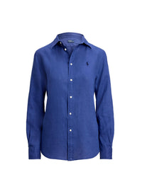Chemise classique en lin - Gem Blue
