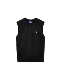 Pull débardeur en coton torsadé - Polo Black
