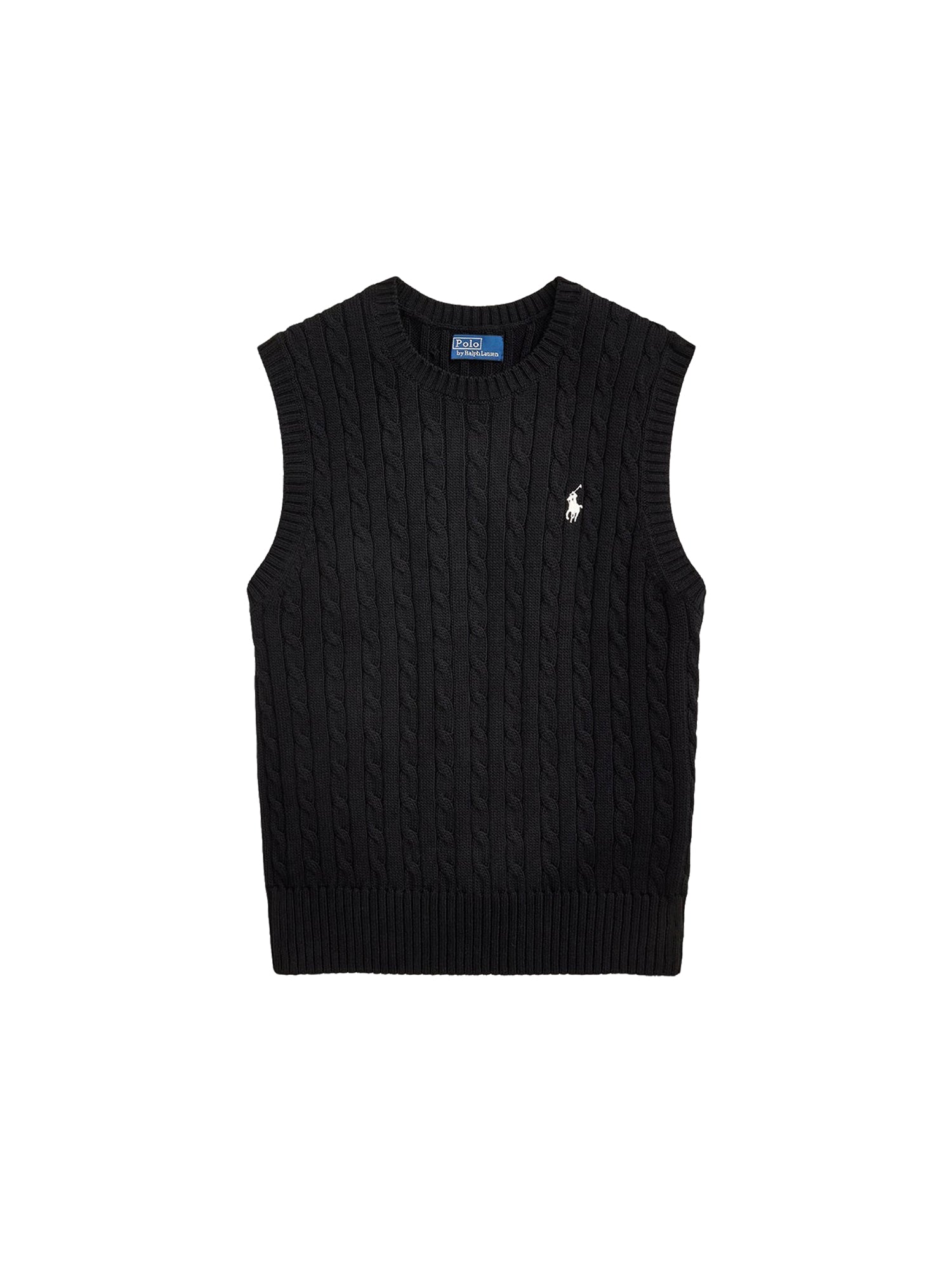 Pull débardeur en coton torsadé - Polo Black