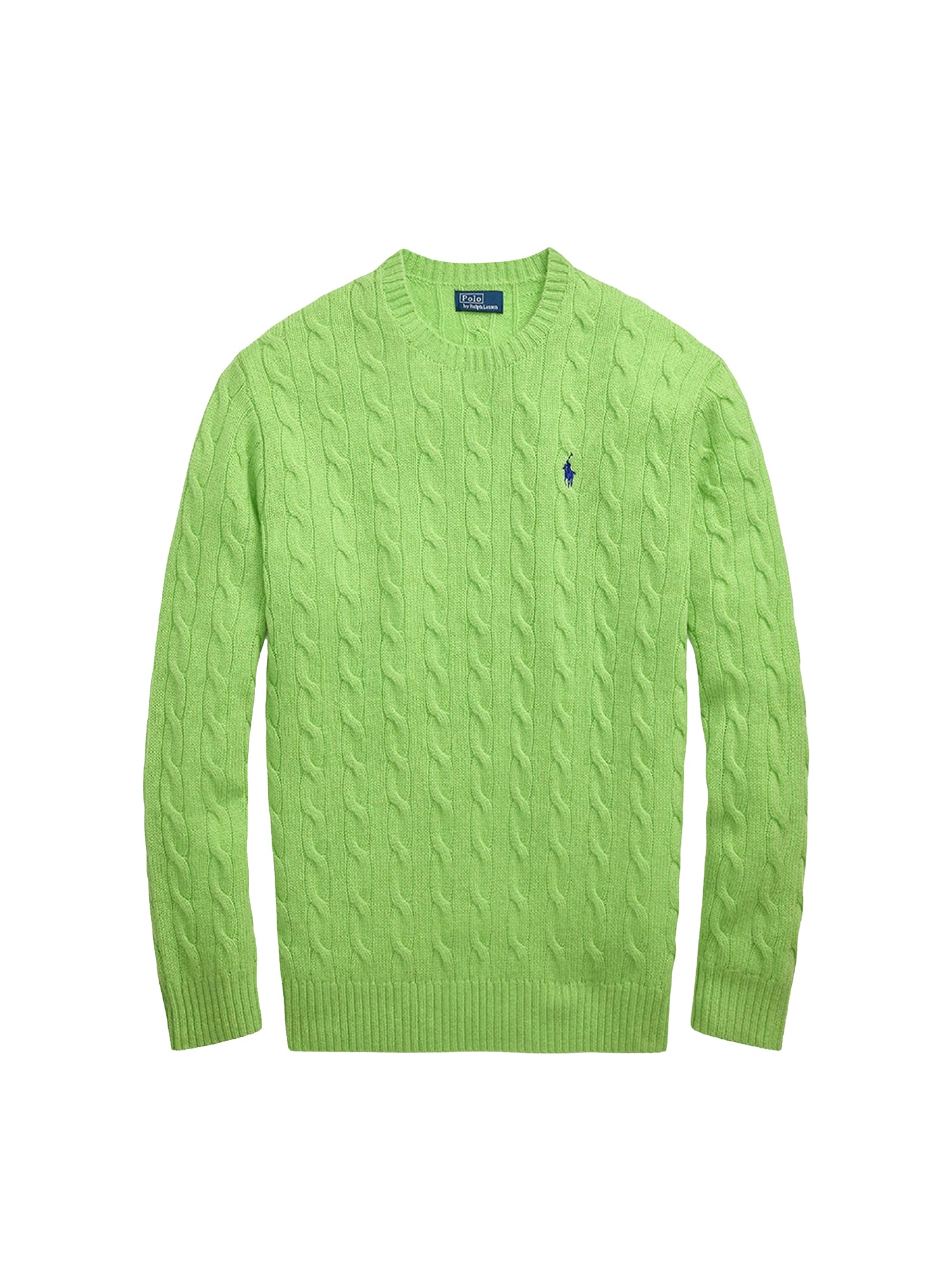Ultra-light wool and cashmere blend jumper - Apple Green