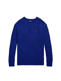 Pull ultra-léger en laine et cachemire mélangé - Midnight Cobalt