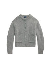 Cardigan à boutons en cachemire - Gris