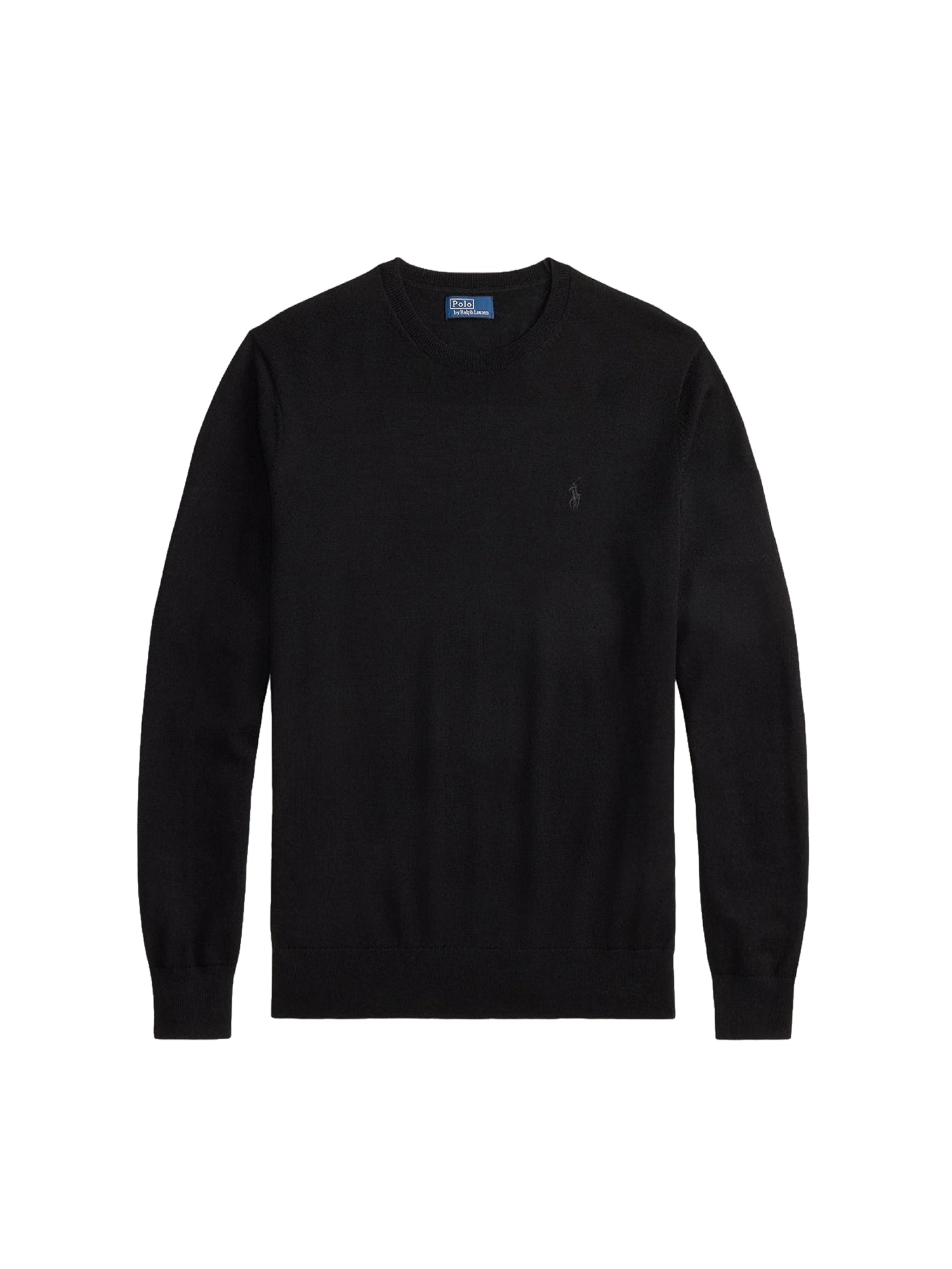 Wool round-neck jumper - Polo Black