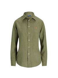 Classic Fit Linen Shirt - Garden Trail