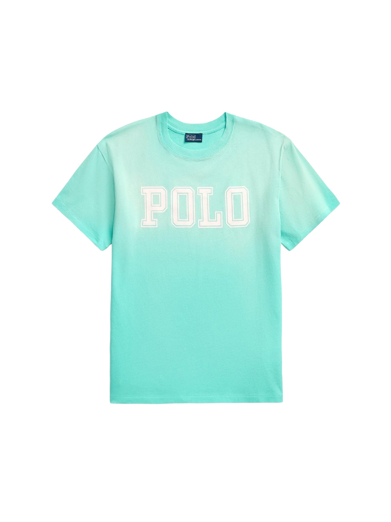 T-shirt  à logo en jersey de coton - Aqua Glass