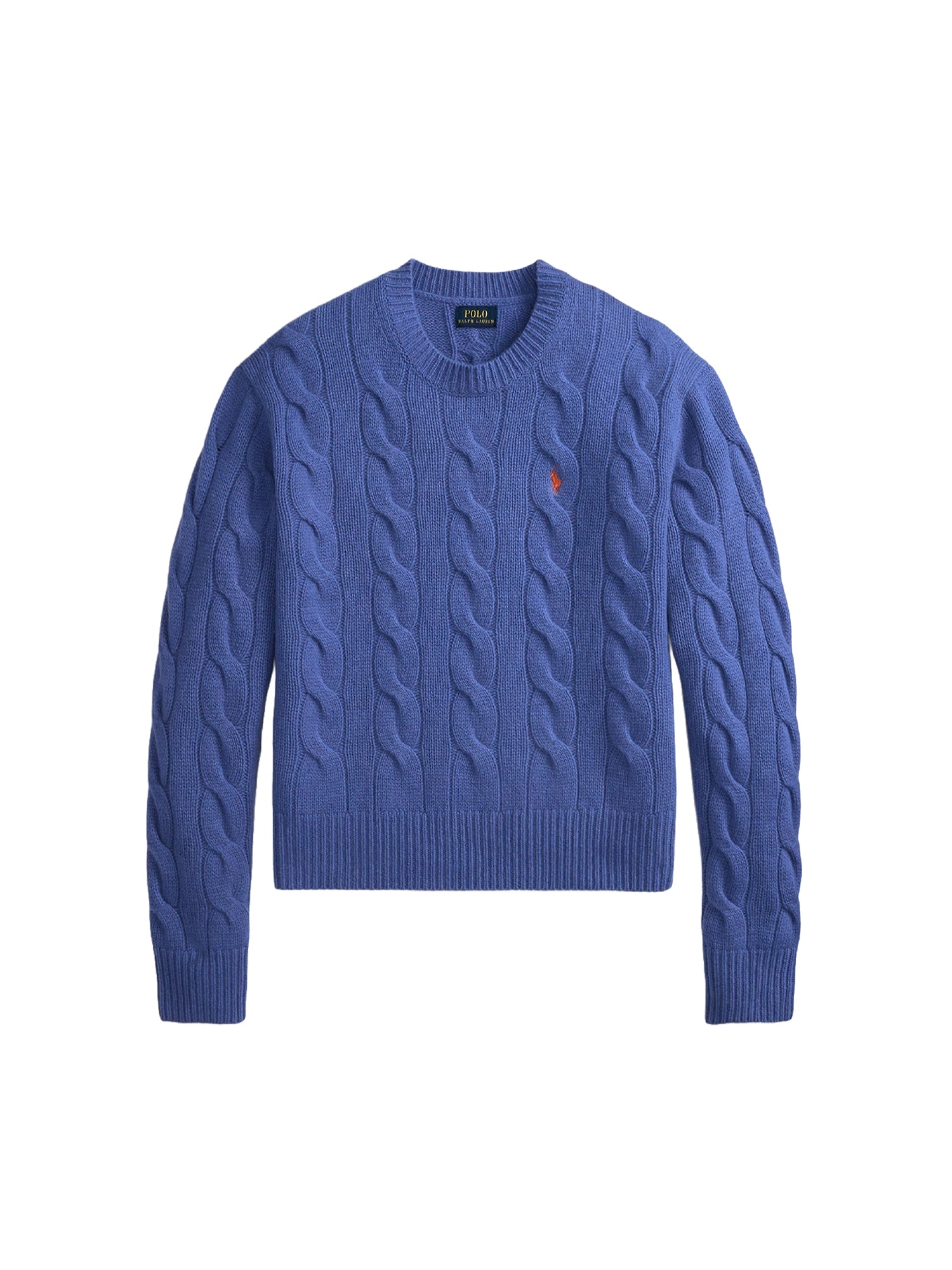 Pull torsadé en laine et cachemire - Lapis Blue
