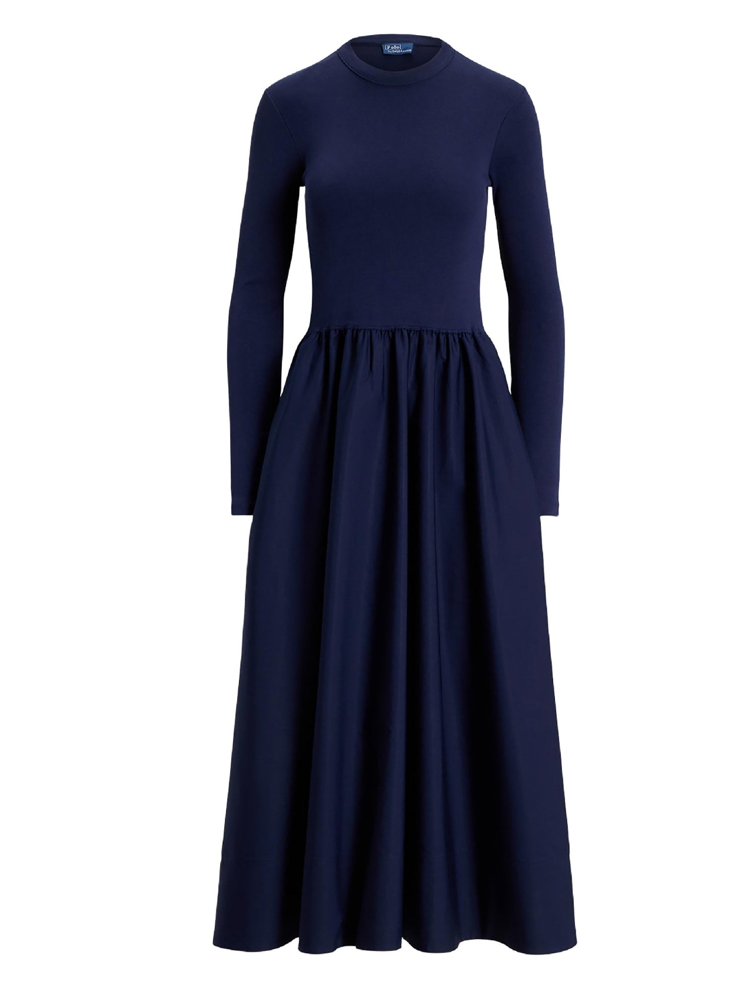 Robe manches longues en coton - Cruise Navy