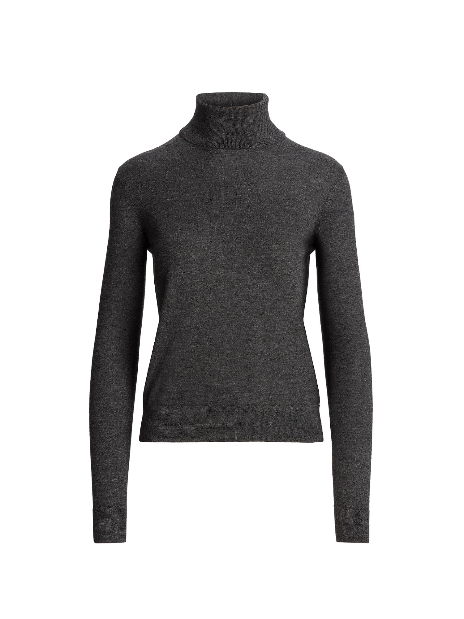Pull à col roulé en cachemire - Dark Grey Melange